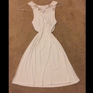 Cream colored dress